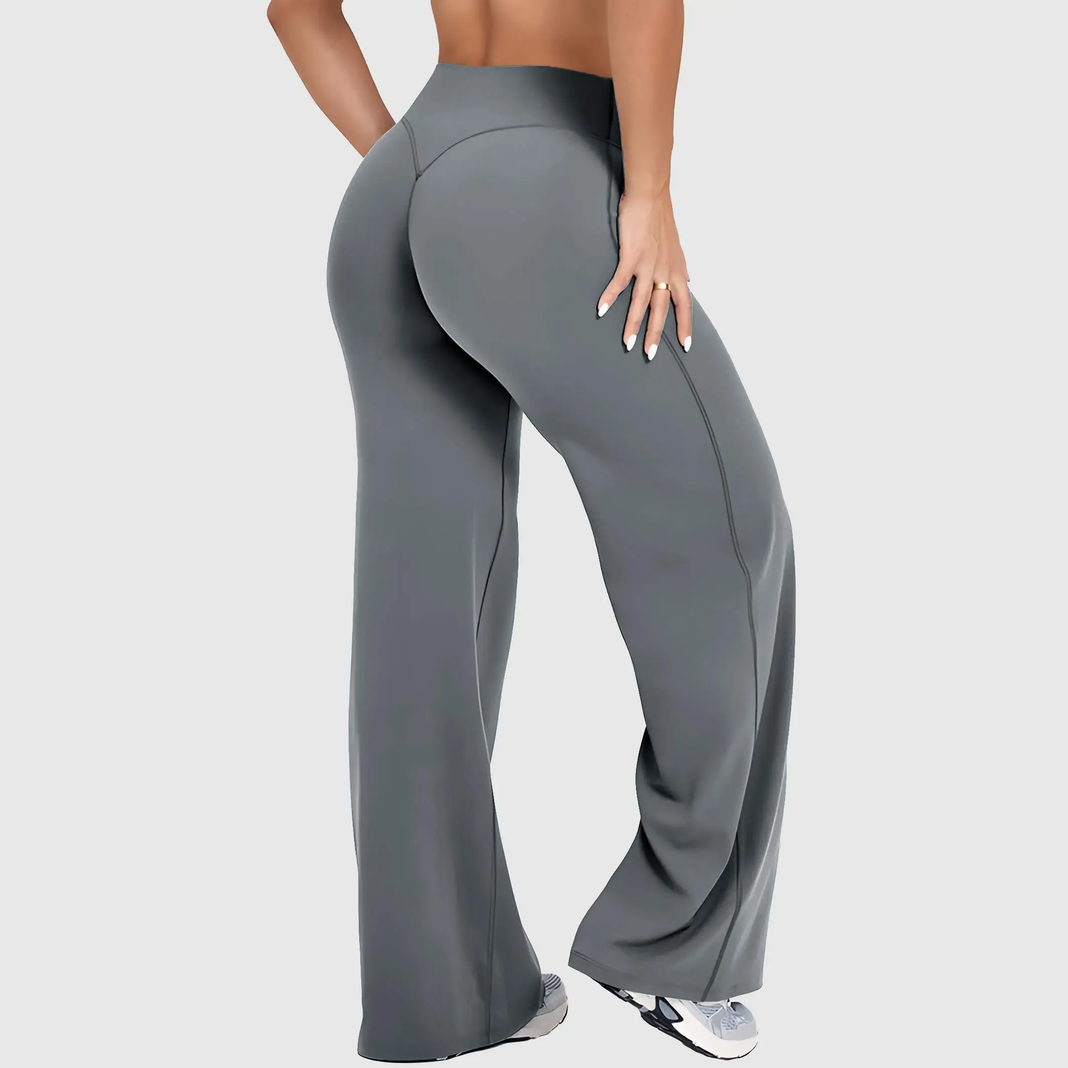 Structured Athletic Wide Sweep Yoga Bottoms