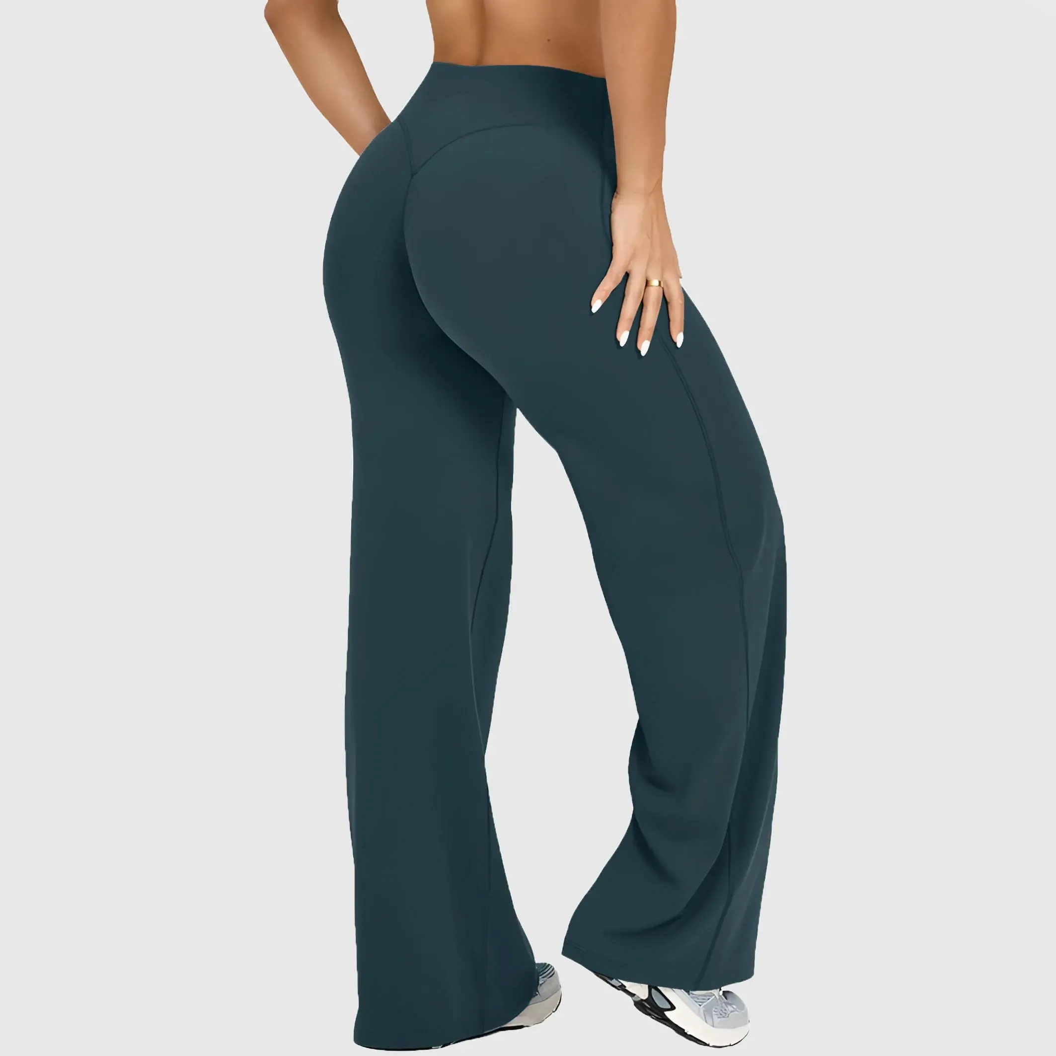 Structured Athletic Wide Sweep Yoga Bottoms