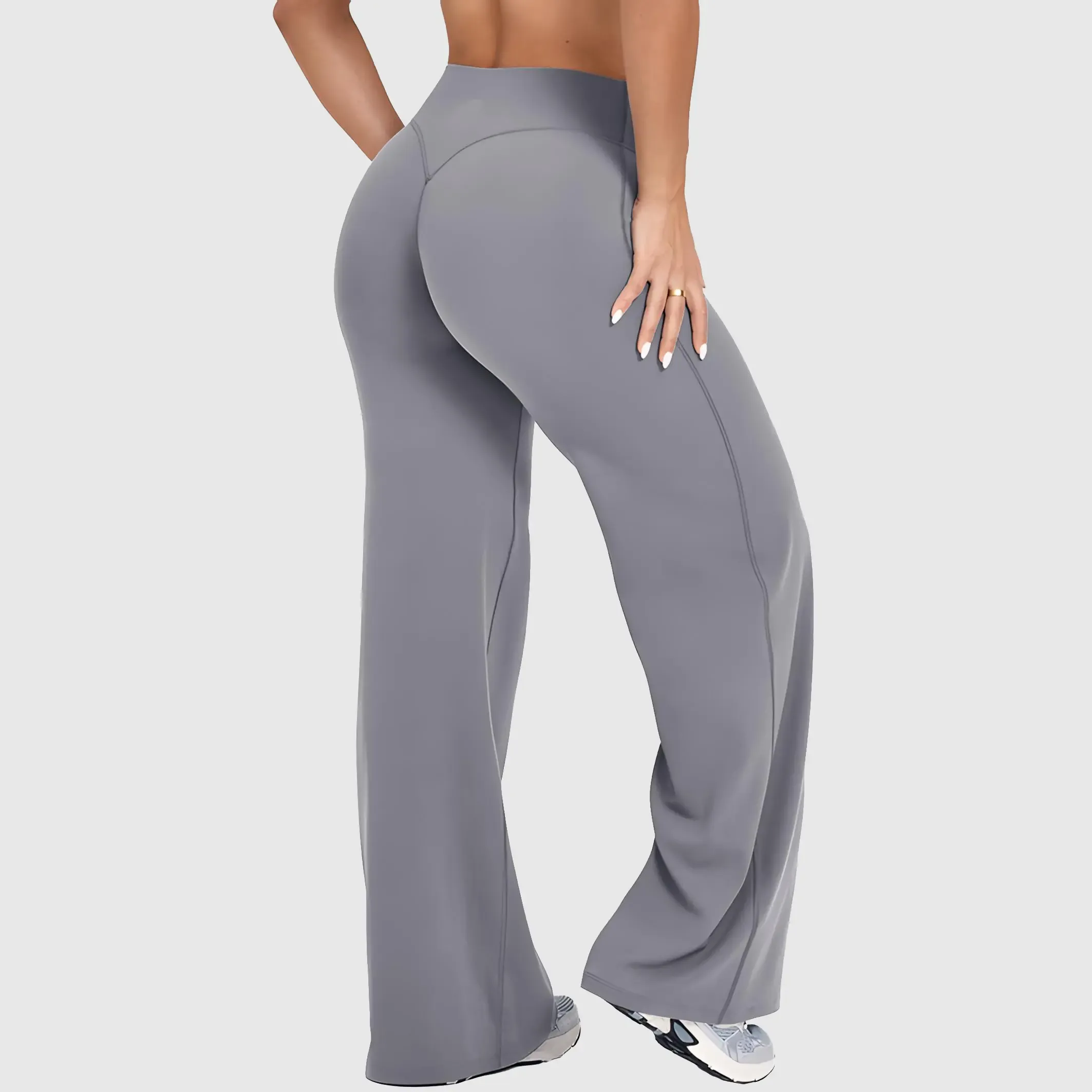 Structured Athletic Wide Sweep Yoga Bottoms