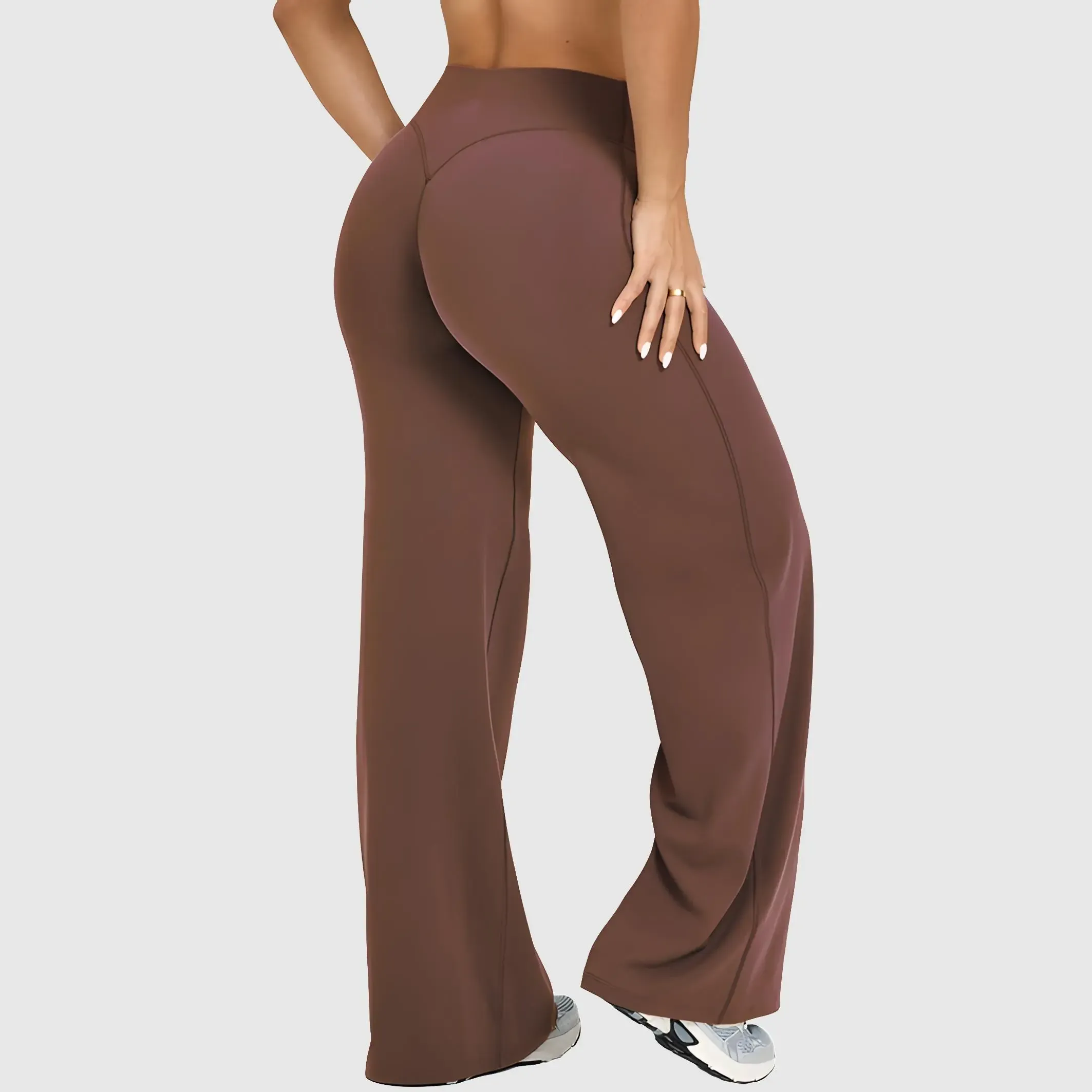 Structured Athletic Wide Sweep Yoga Bottoms