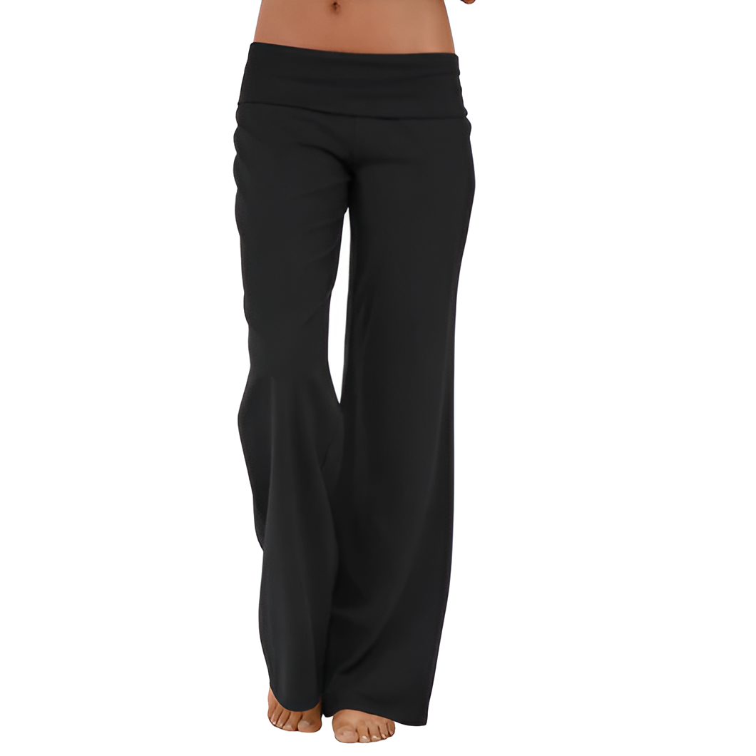 Coral Flowy Palazzo Lounge Pants For Women