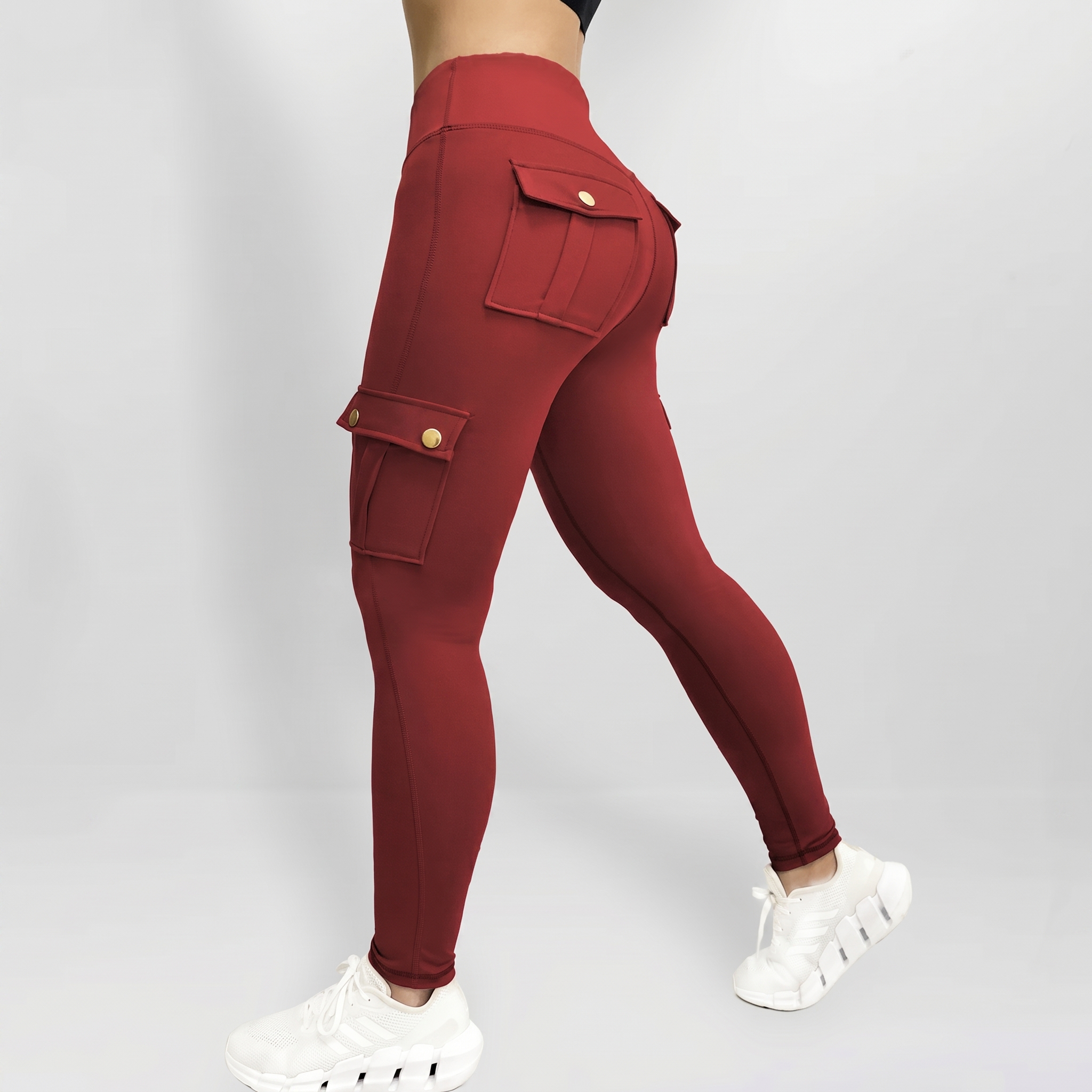 Butt Lifting Workout Leggings With Flap Pockets For Women