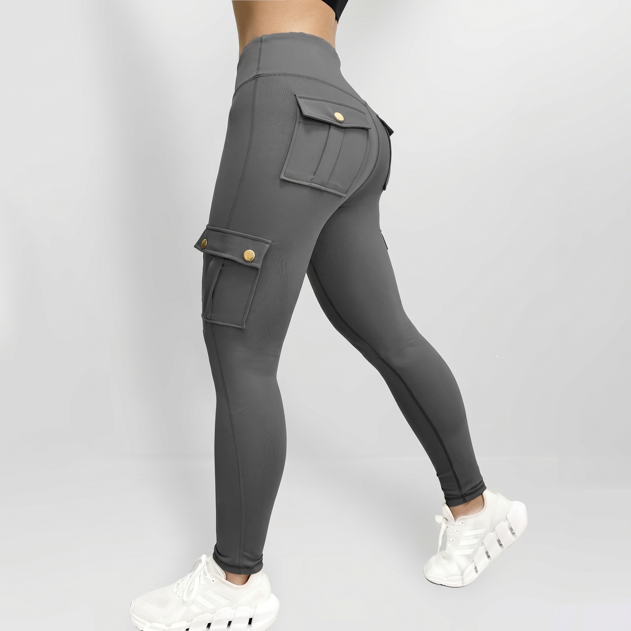 Butt Lifting Workout Leggings With Flap Pockets For Women