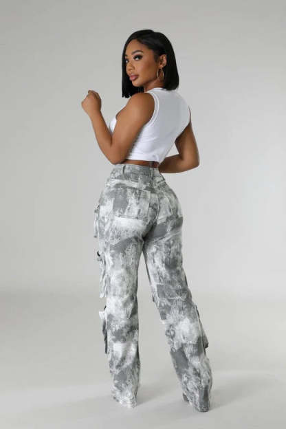 Revealing Foil Cargo Pants-My Comfy Pant