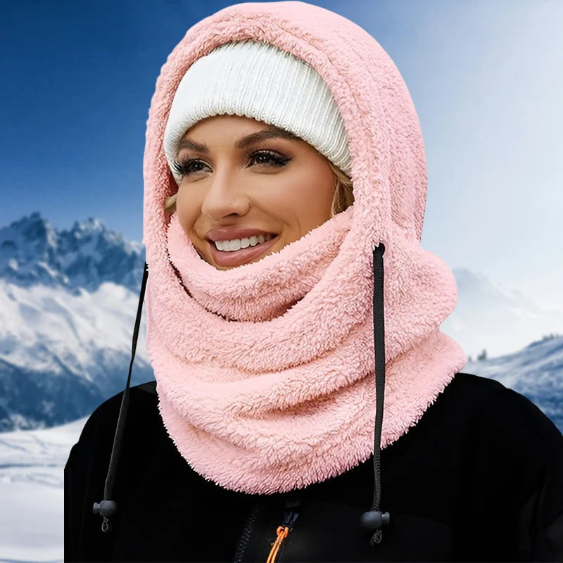 Winter Fleece Hooded Scarf-My Comfy PantWinter Fleece Hooded Scarf - Image 4