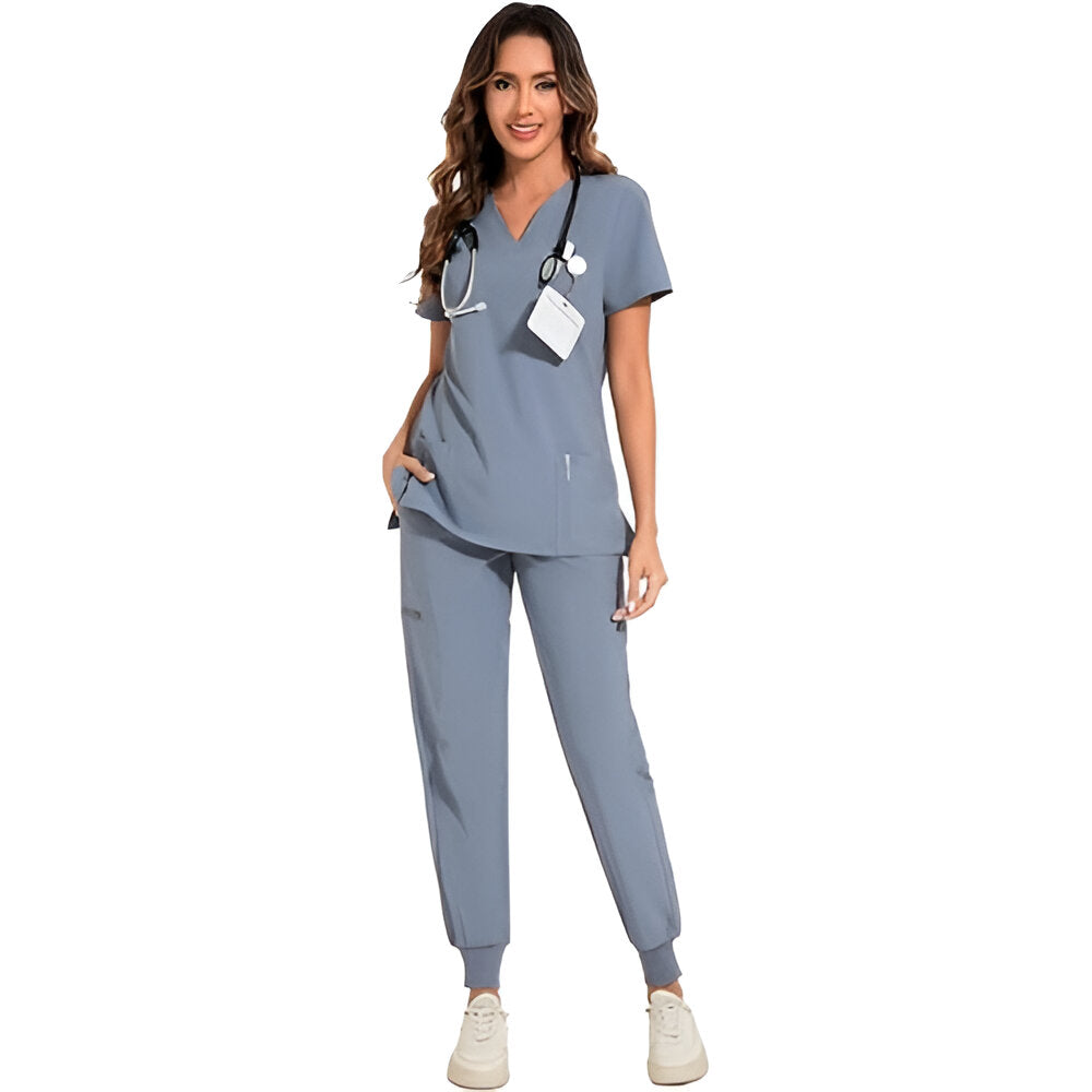 Lightweight Scrub Suit With Jogger Pants-My Comfy Pant