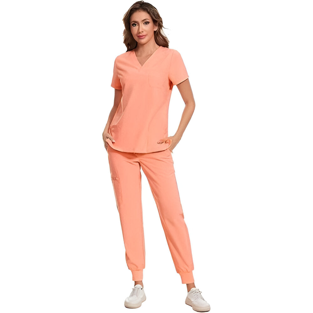 Lightweight Scrub Suit With Jogger Pants-My Comfy Pant