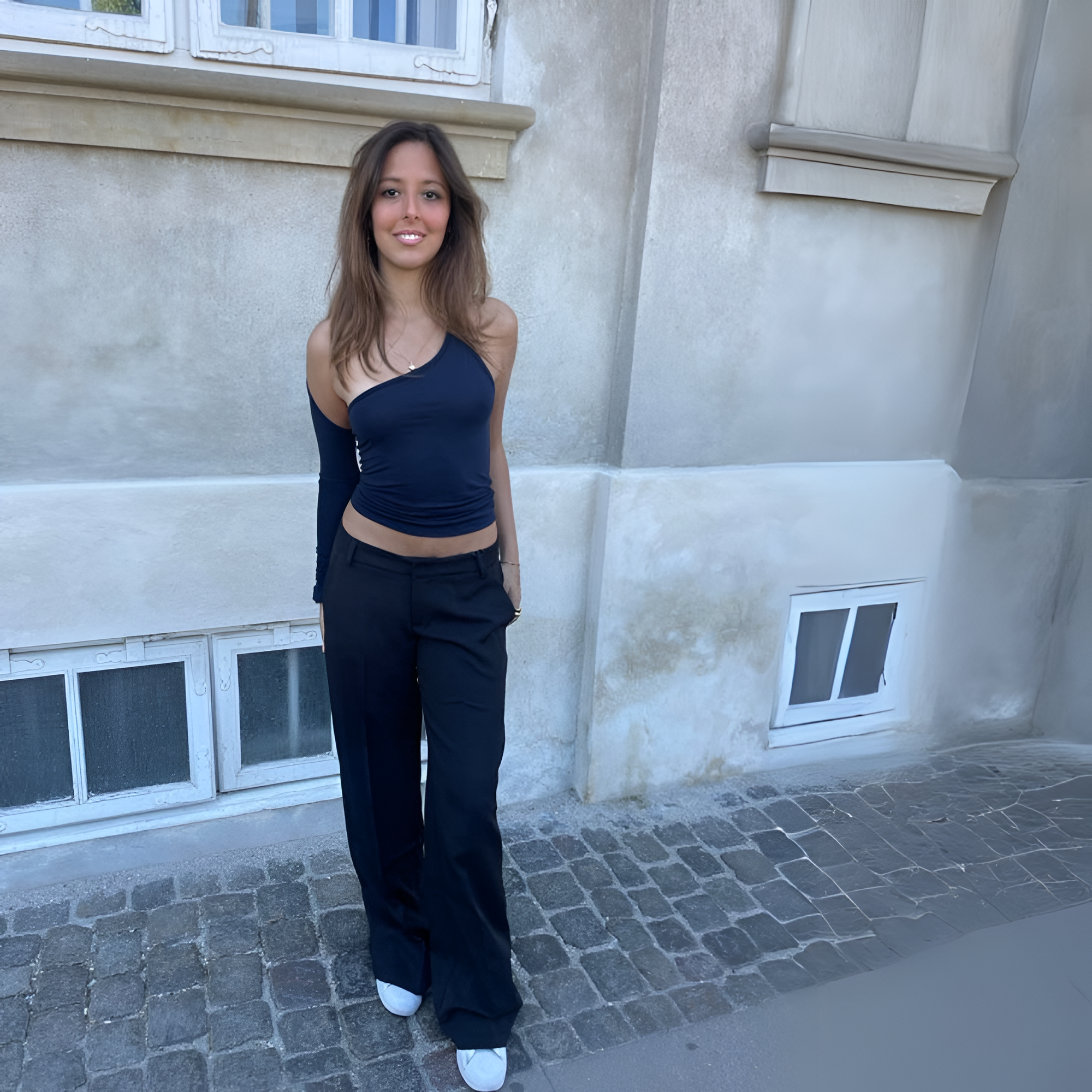Comfortable Tailored Flared Trousers-My Comfy Pant