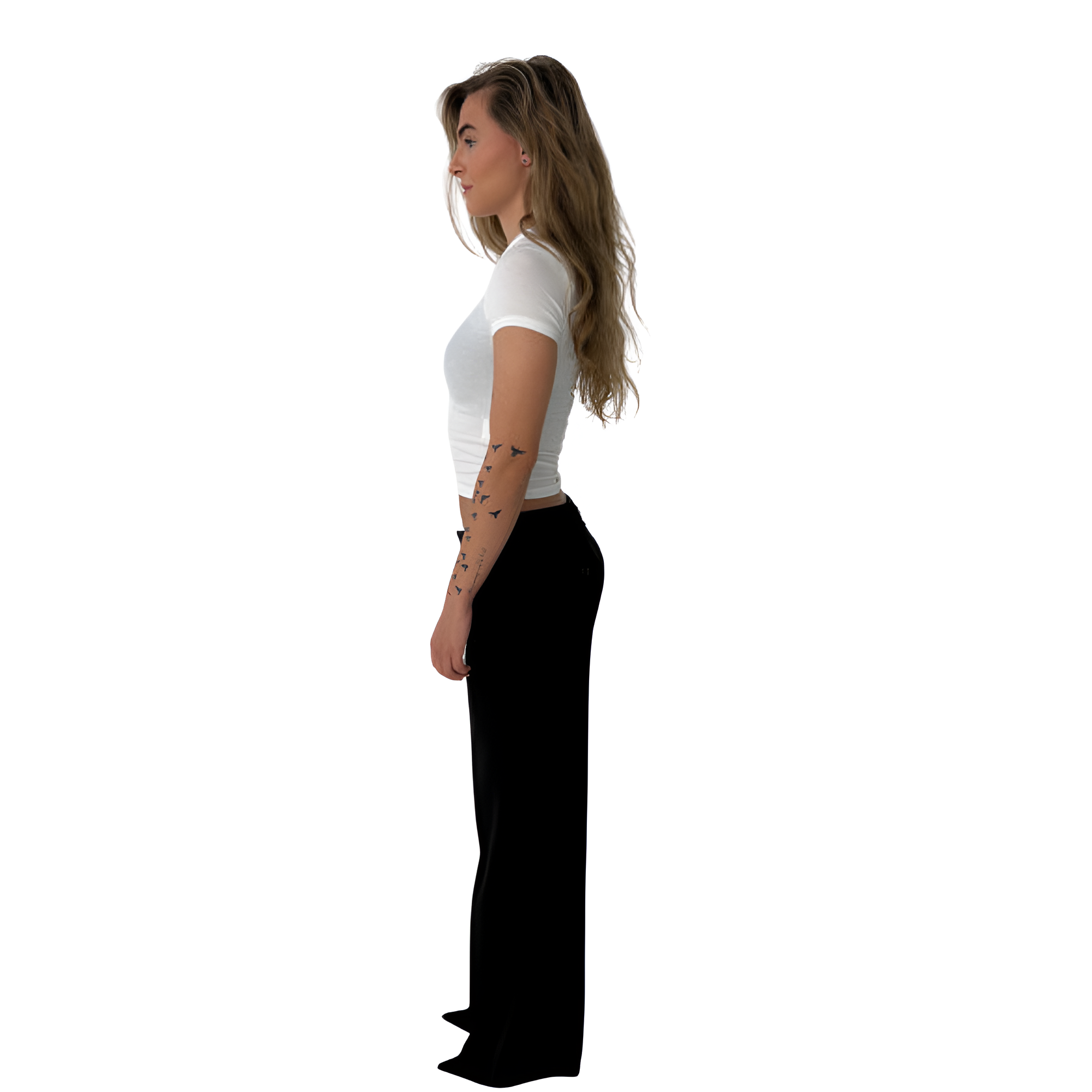Comfortable Tailored Flared Trousers-My Comfy Pant