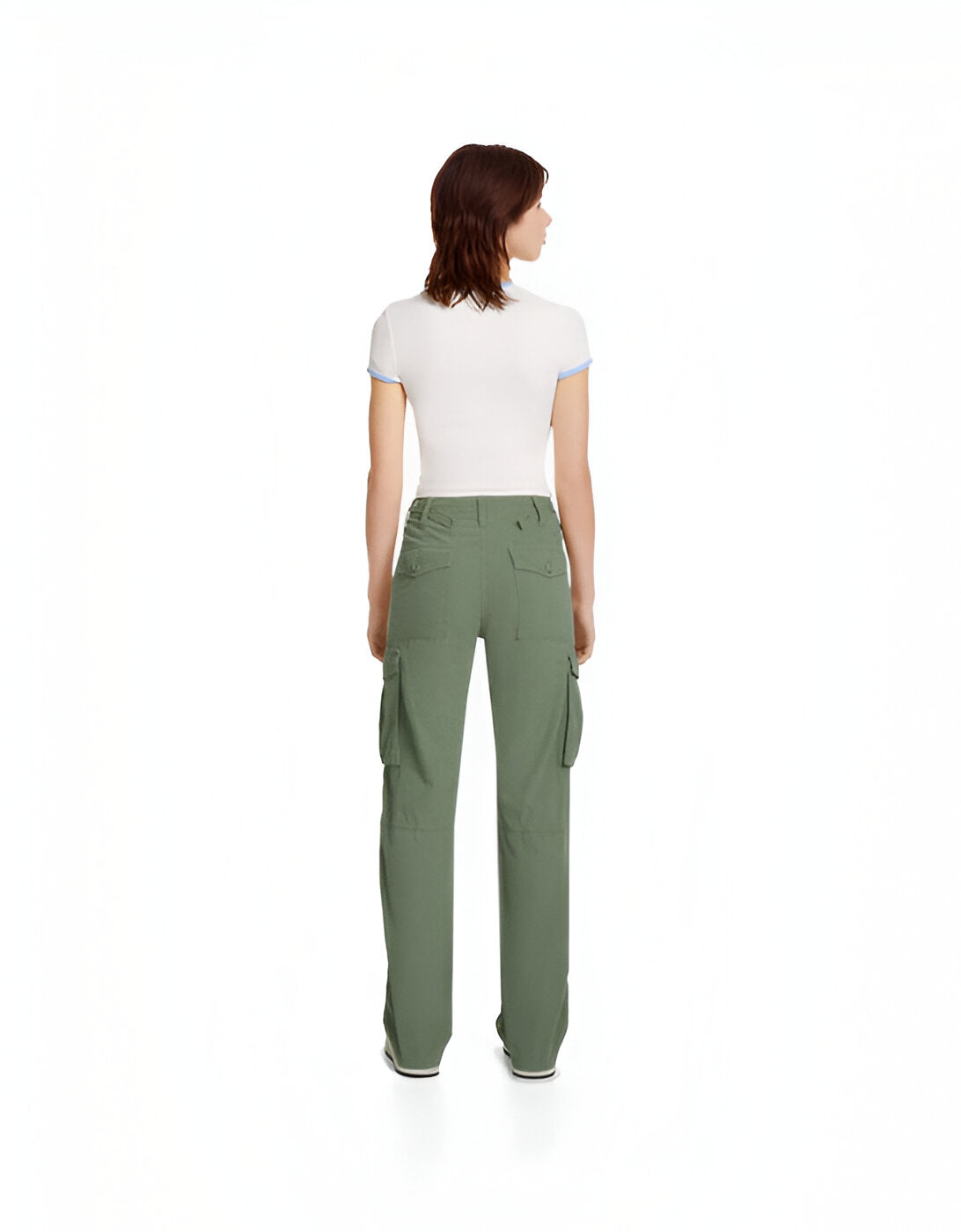 Adjustable Straight Leg Cargo Pants-My Comfy Pant