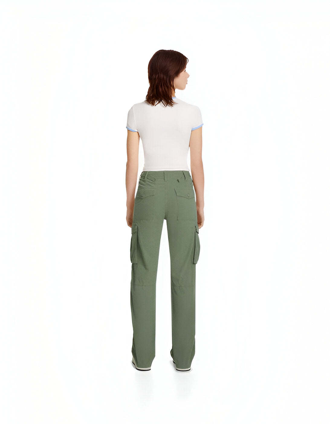Adjustable Straight Leg Cargo Pants-My Comfy Pant