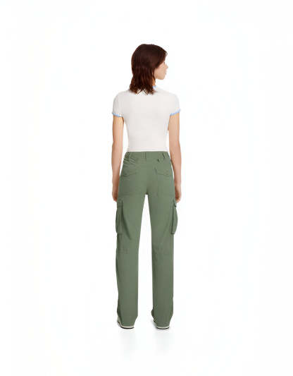 Adjustable Straight Leg Cargo Pants-My Comfy Pant