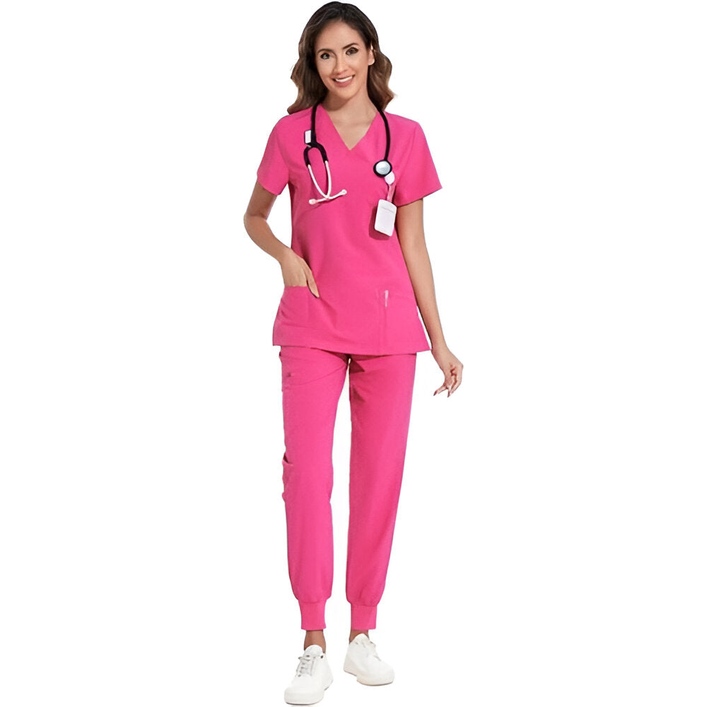 Lightweight Scrub Suit With Jogger Pants-My Comfy Pant