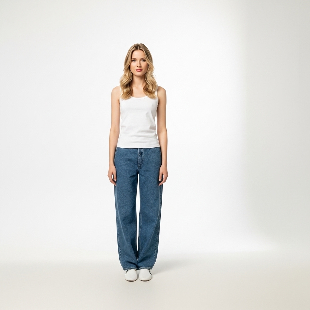 Low Rise Sport Jeans With Toggles