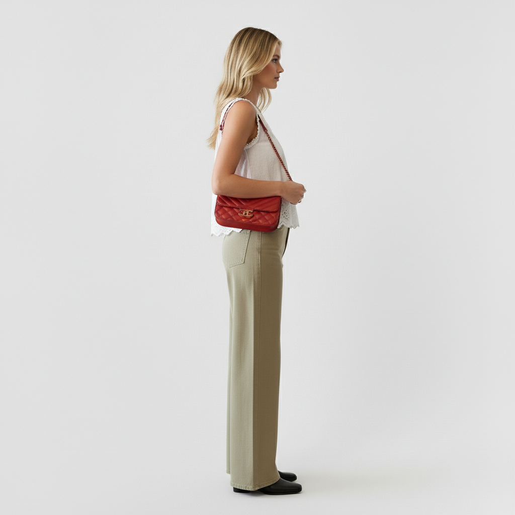 Low Rise Sport Jeans With Toggles