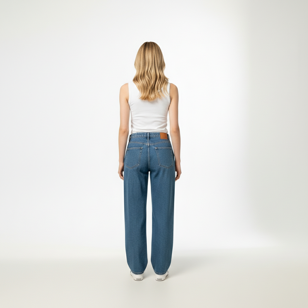 Low Rise Sport Jeans With Toggles