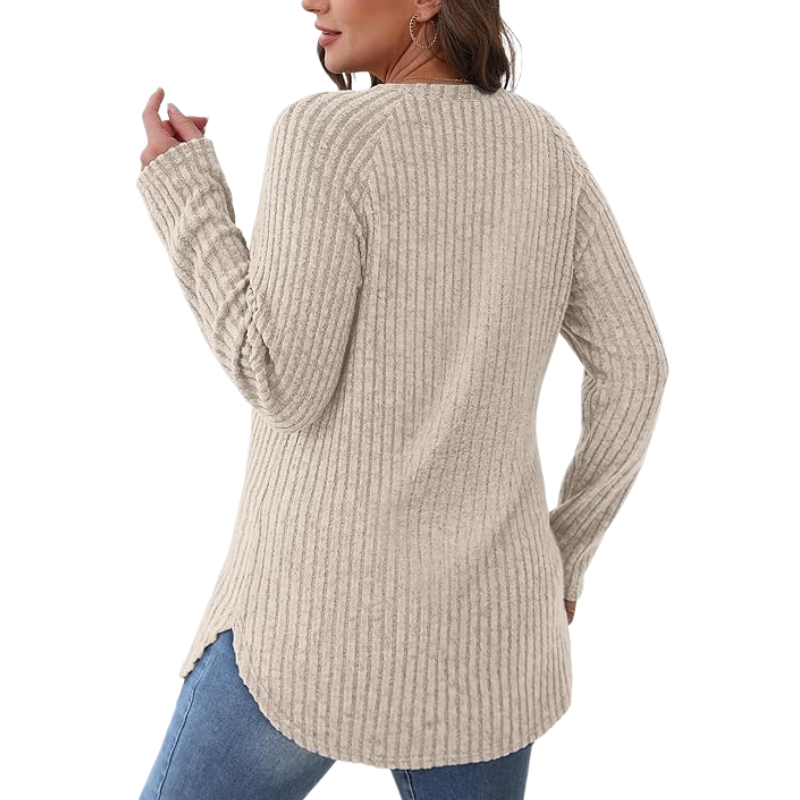 Long Sleeve Shirts For Women Fall Clothes Tunic Tops Loose Fit