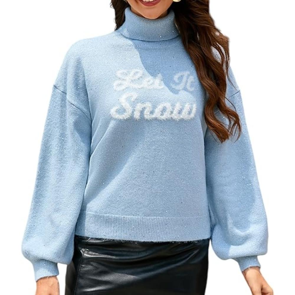 Joyful Knitted Sweater For Holiday Celebrations-Cozy Knit Sets