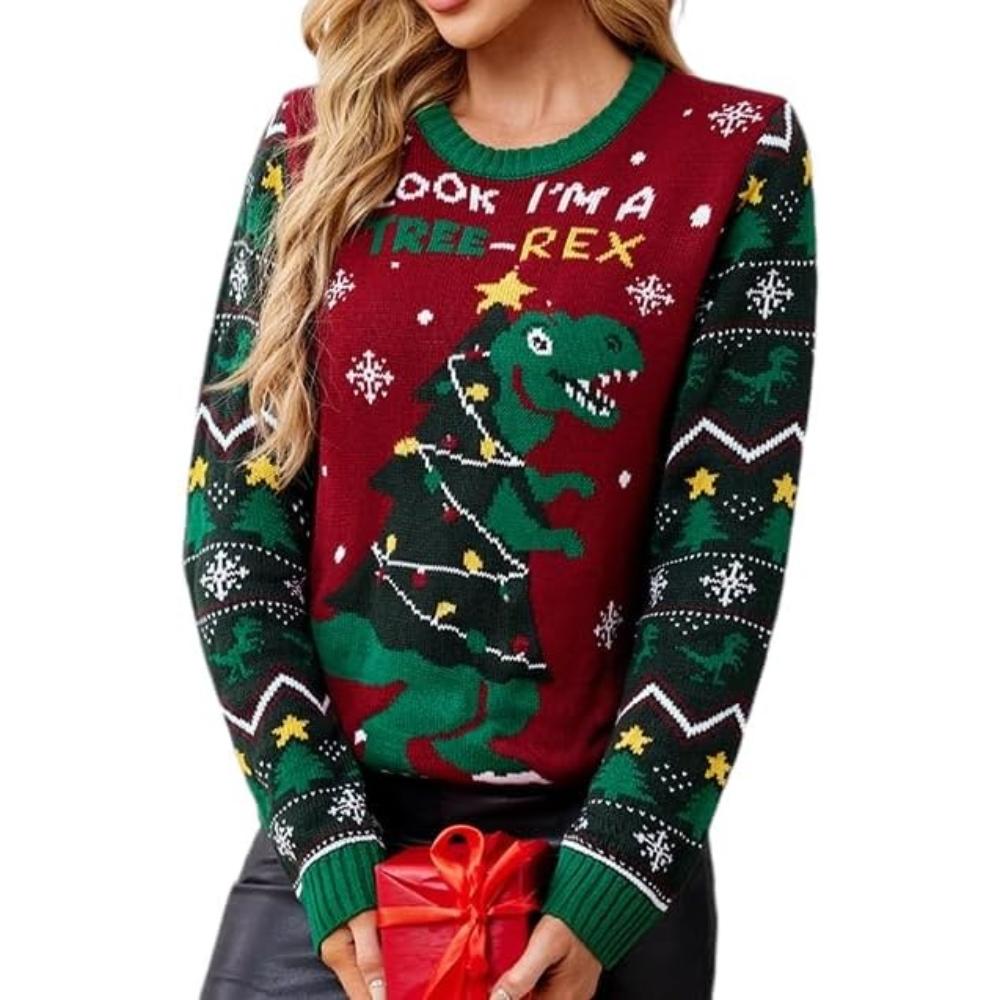 Joyful Knitted Sweater For Holiday Celebrations-Cozy Knit Sets