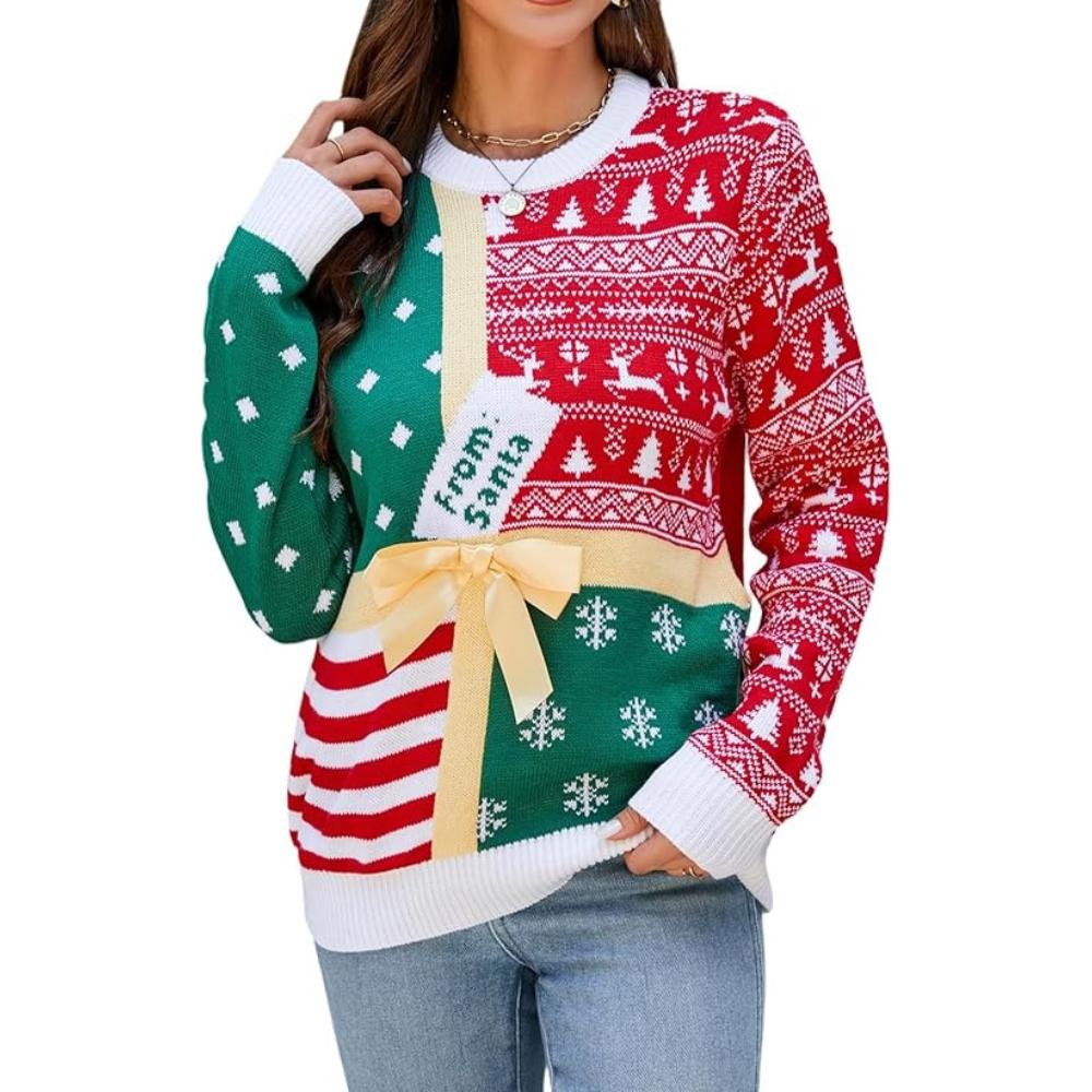Joyful Knitted Sweater For Holiday Celebrations-Cozy Knit Sets