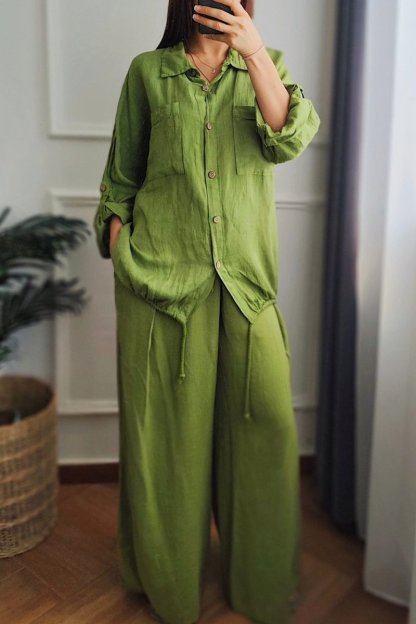 Textured Two pieces Set-Cozy Knit Sets