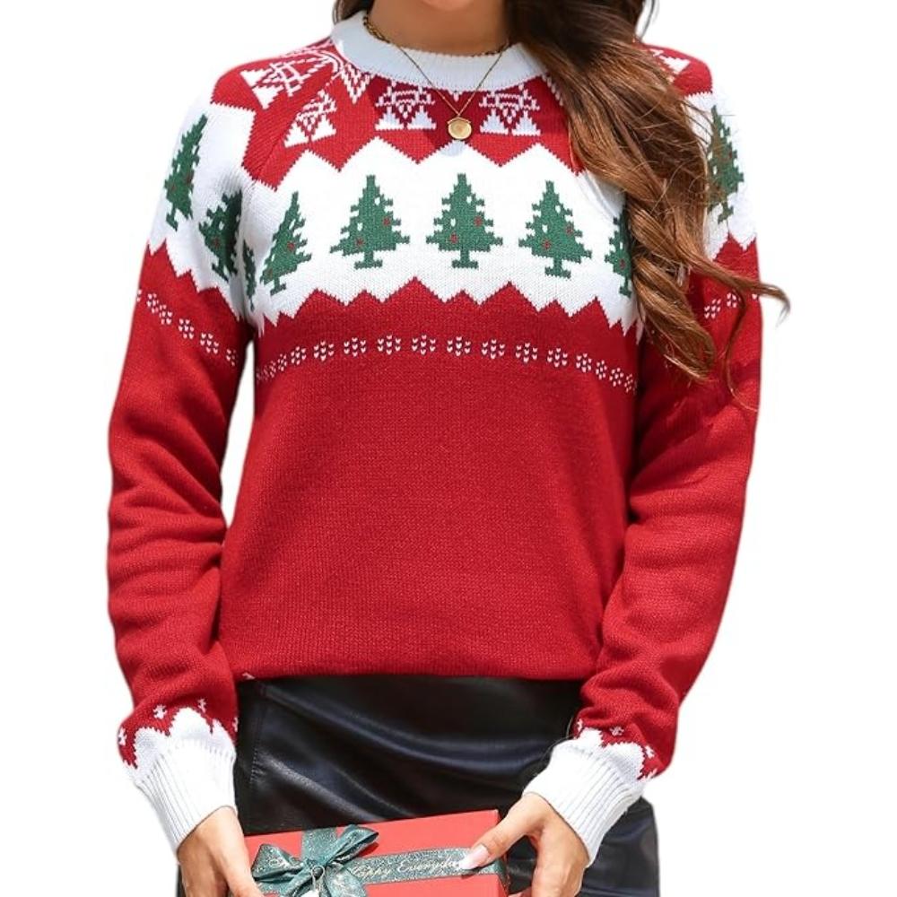 Joyful Knitted Sweater For Holiday Celebrations-Cozy Knit Sets
