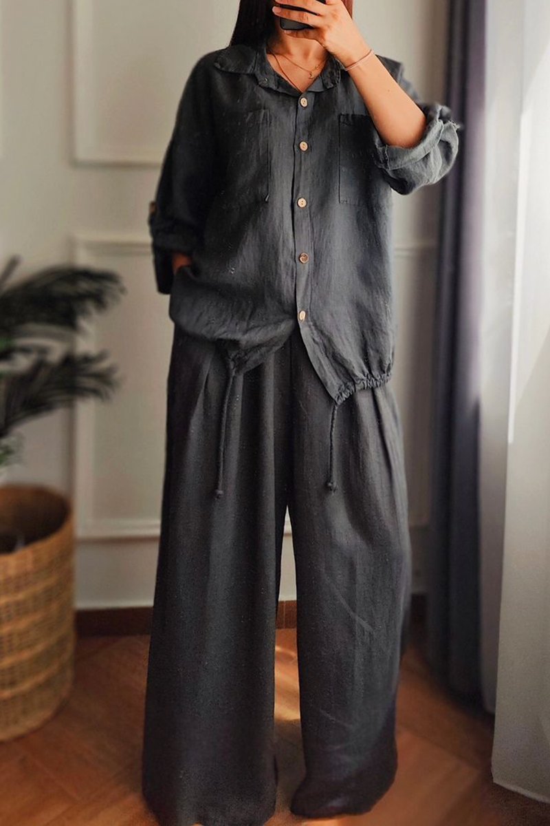Textured Two pieces Set-Cozy Knit Sets