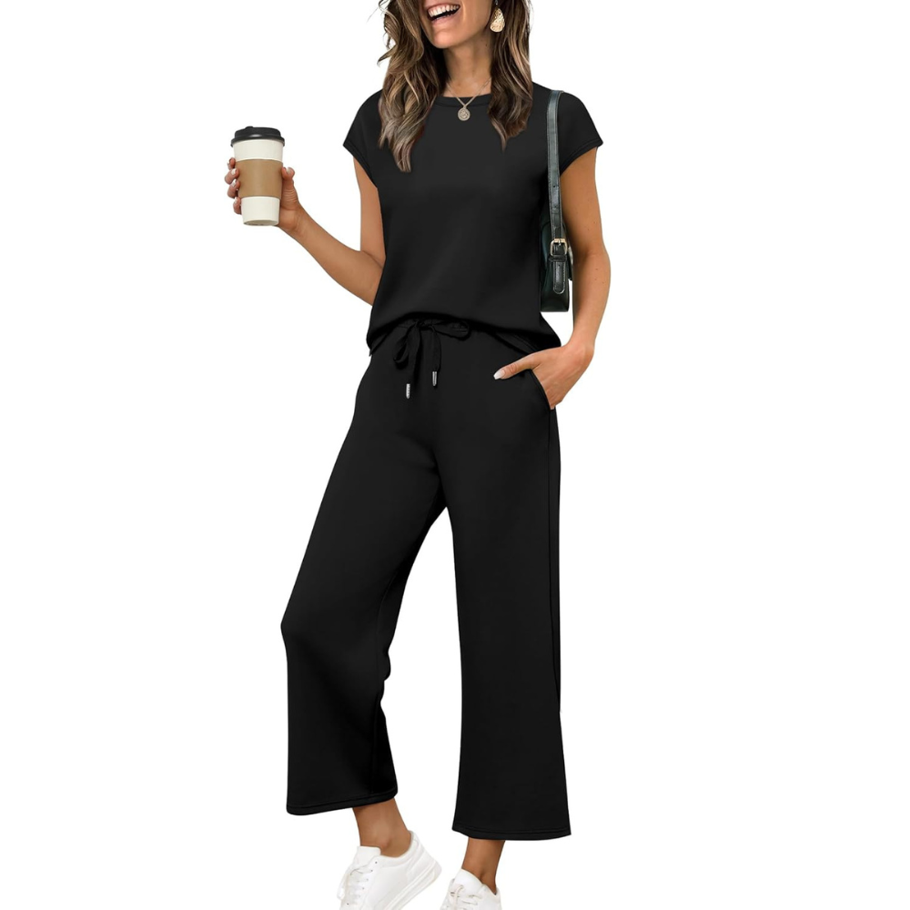 Two Piece Summer Vacation Lounge Matching Set Outfit