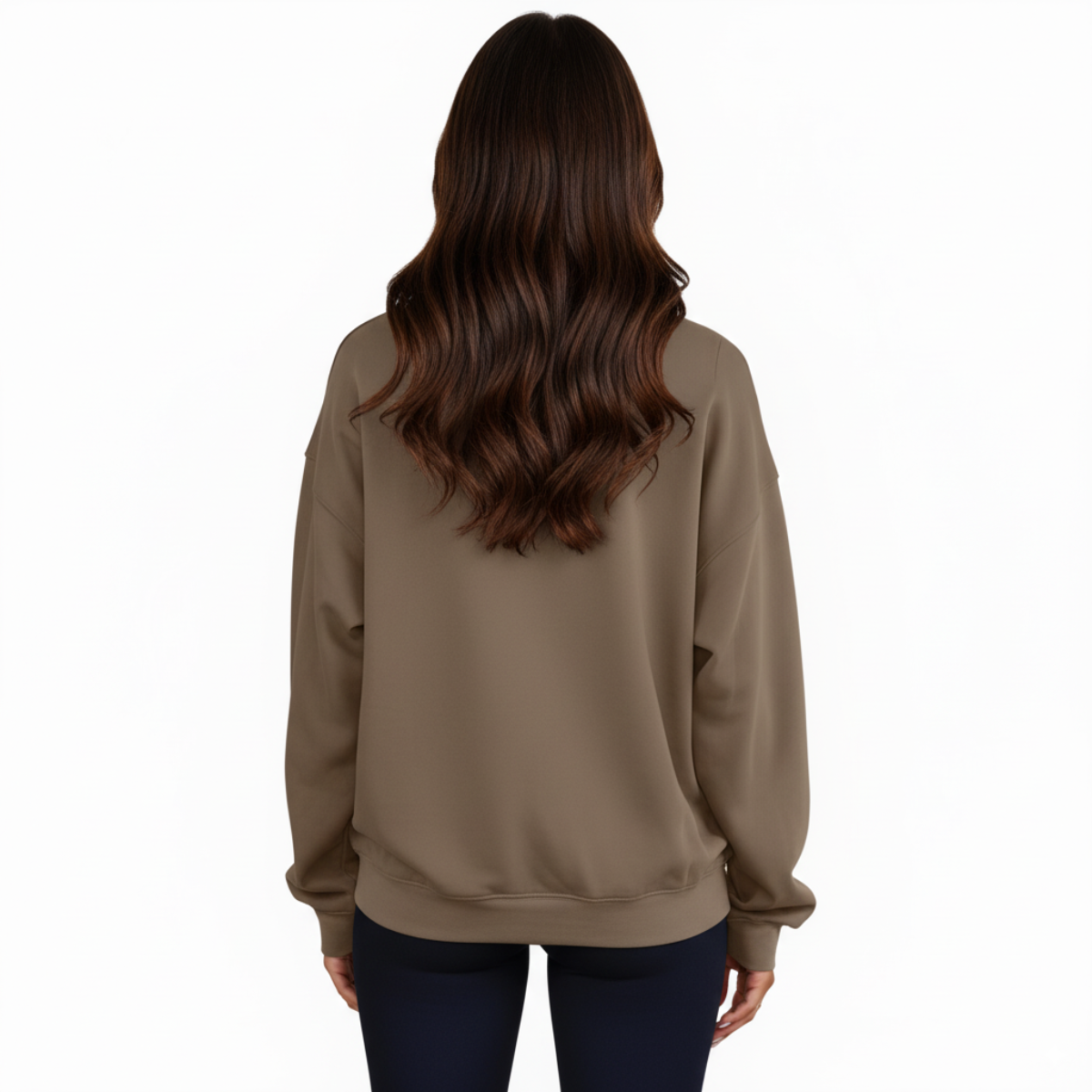 Women Oversized Turtleneck Pullover Sweatshirt