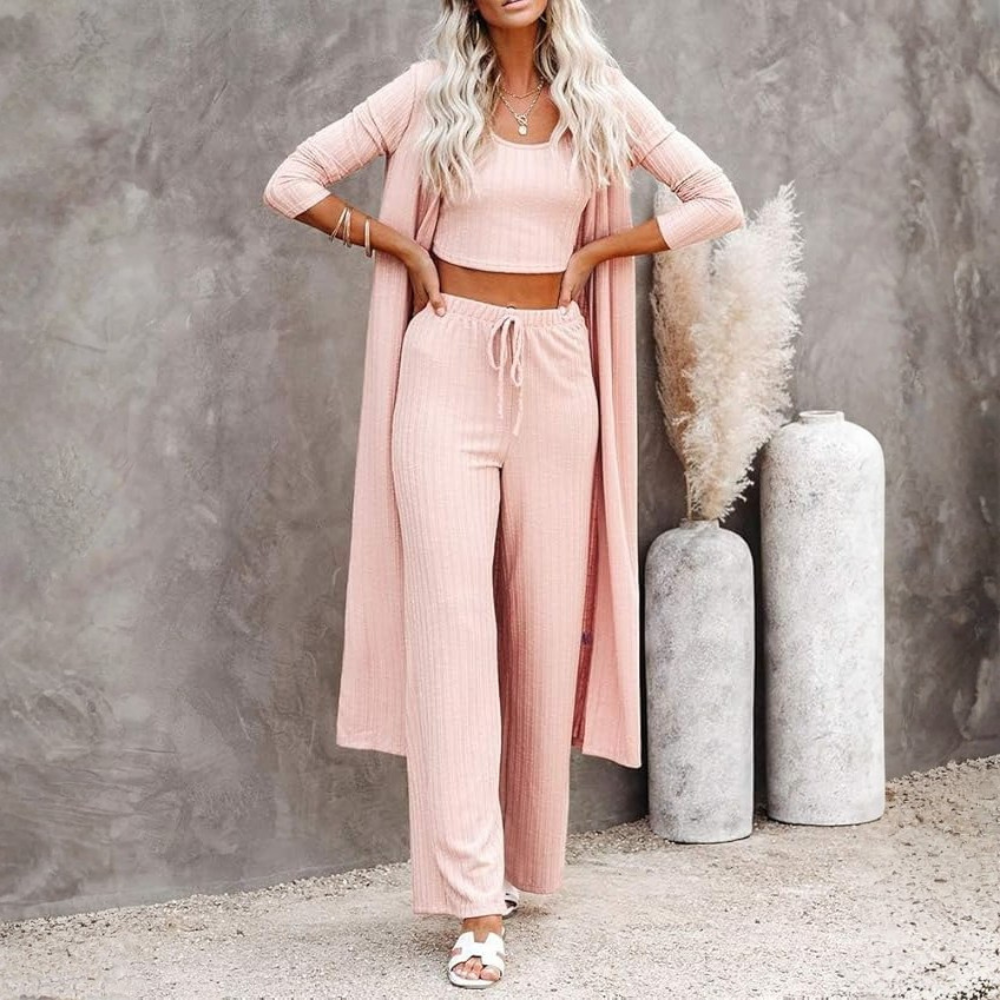 3 Piece Lounge Pajamas Sets