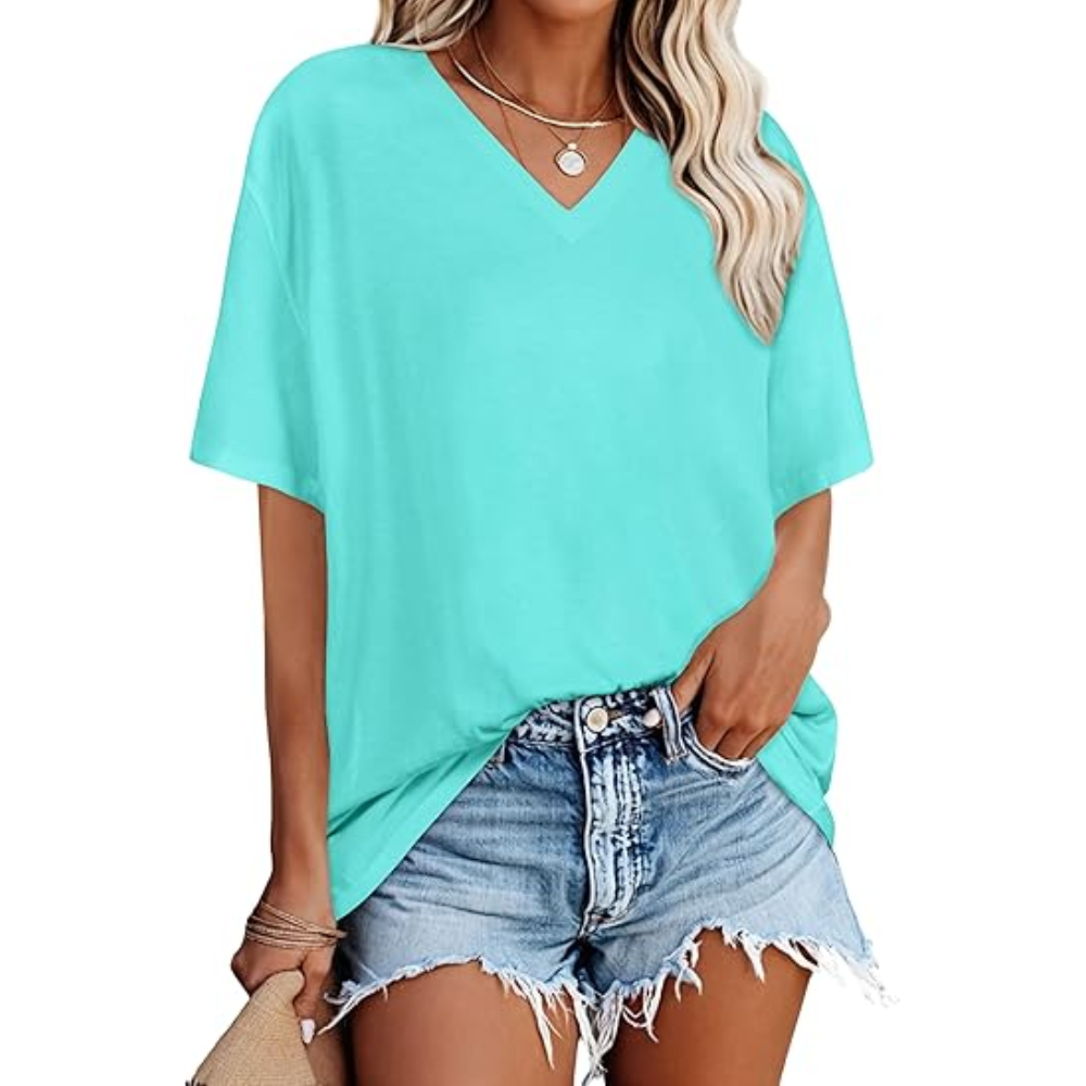 Oversized Loose Summer Short Sleeve T Shirts For Women