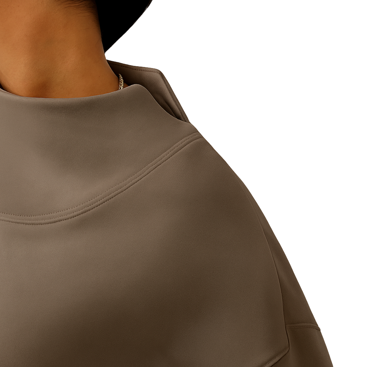 Women Oversized Turtleneck Pullover Sweatshirt