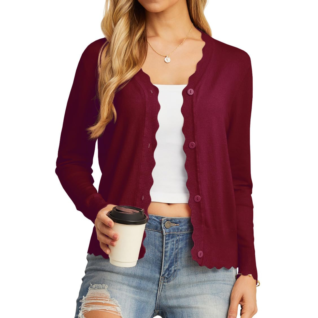 Long Sleeve Cardigan Sweater For Everyday Wear For Women