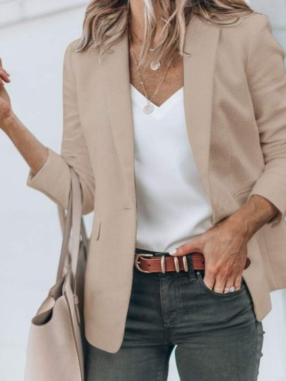 Front Long Sleeve Jacket-Cozy Knit Sets