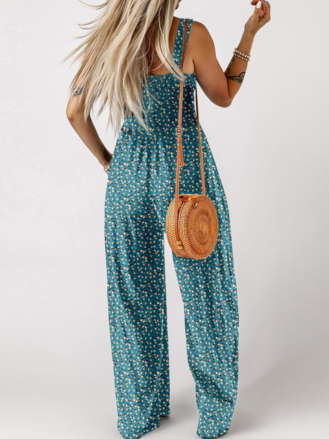 Casual Loose Sleeveless Jumpsuits-Cozy Knit Sets