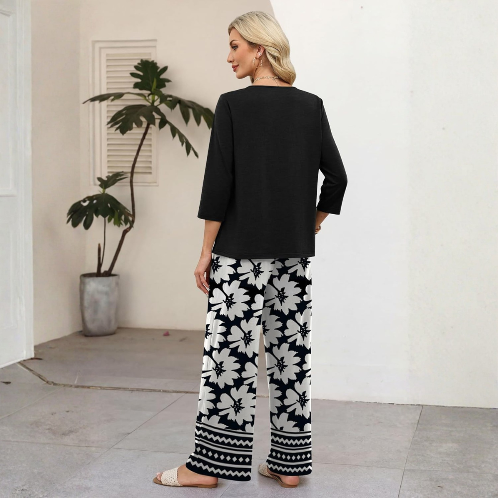 Summer Spring Sleeve Piece Sets Two For Women