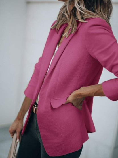 Front Long Sleeve Jacket-Cozy Knit Sets