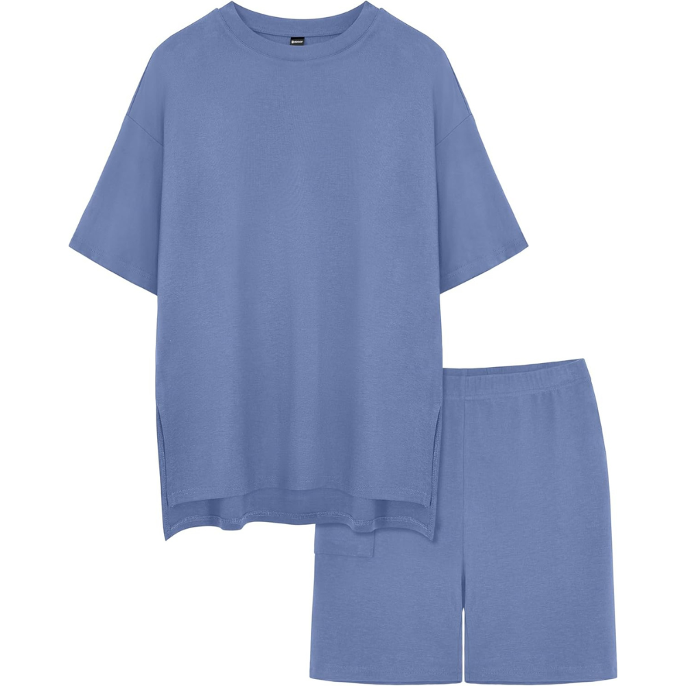 Two Piece Oversized Casual Lounge Set For Summer