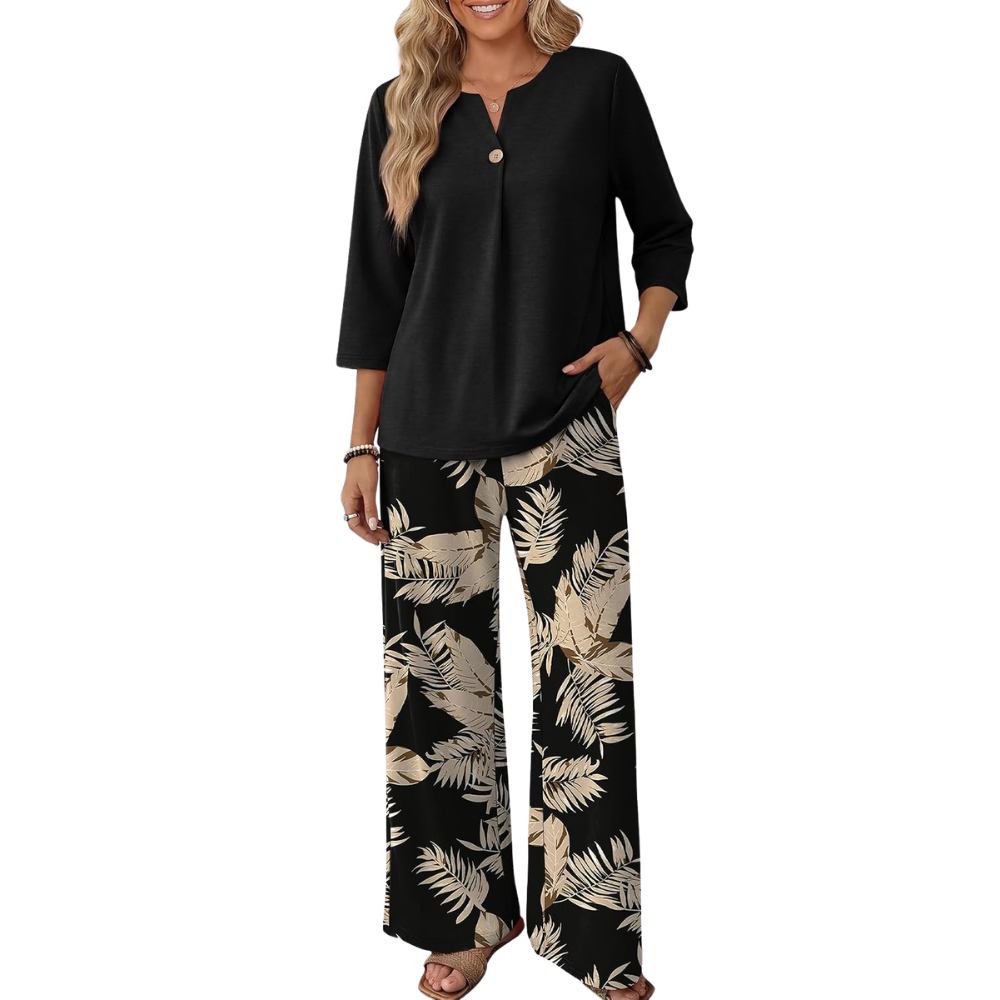 Summer Spring Sleeve Piece Sets Two For Women
