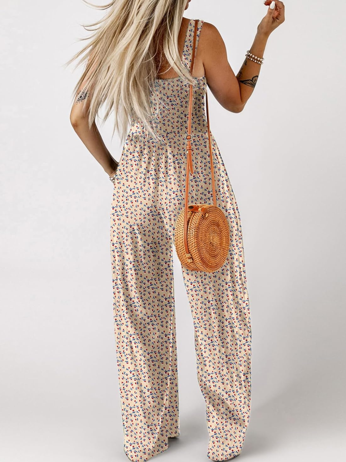 Casual Loose Sleeveless Jumpsuits-Cozy Knit Sets