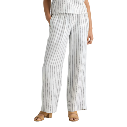 Women European Linen Wide Leg Pants