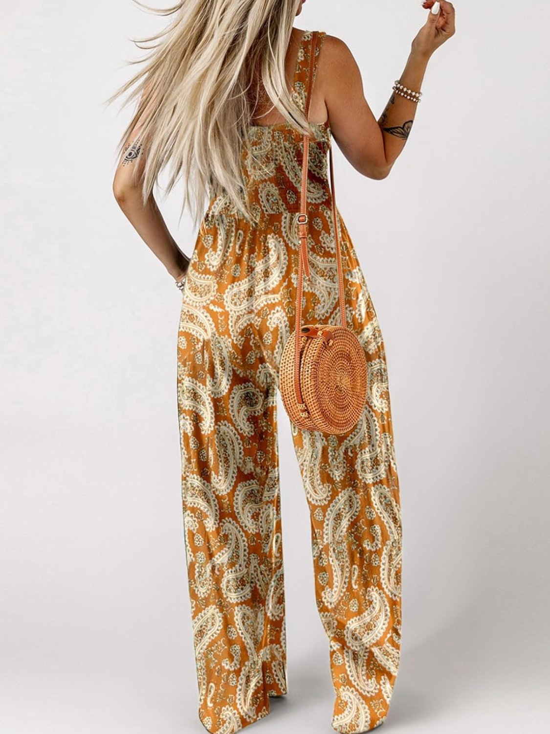 Casual Loose Sleeveless Jumpsuits-Cozy Knit Sets