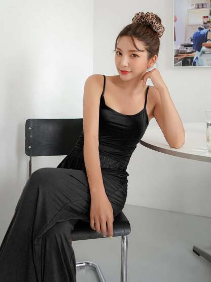3 Pieces Solid Lounge Set-Cozy Knit Sets