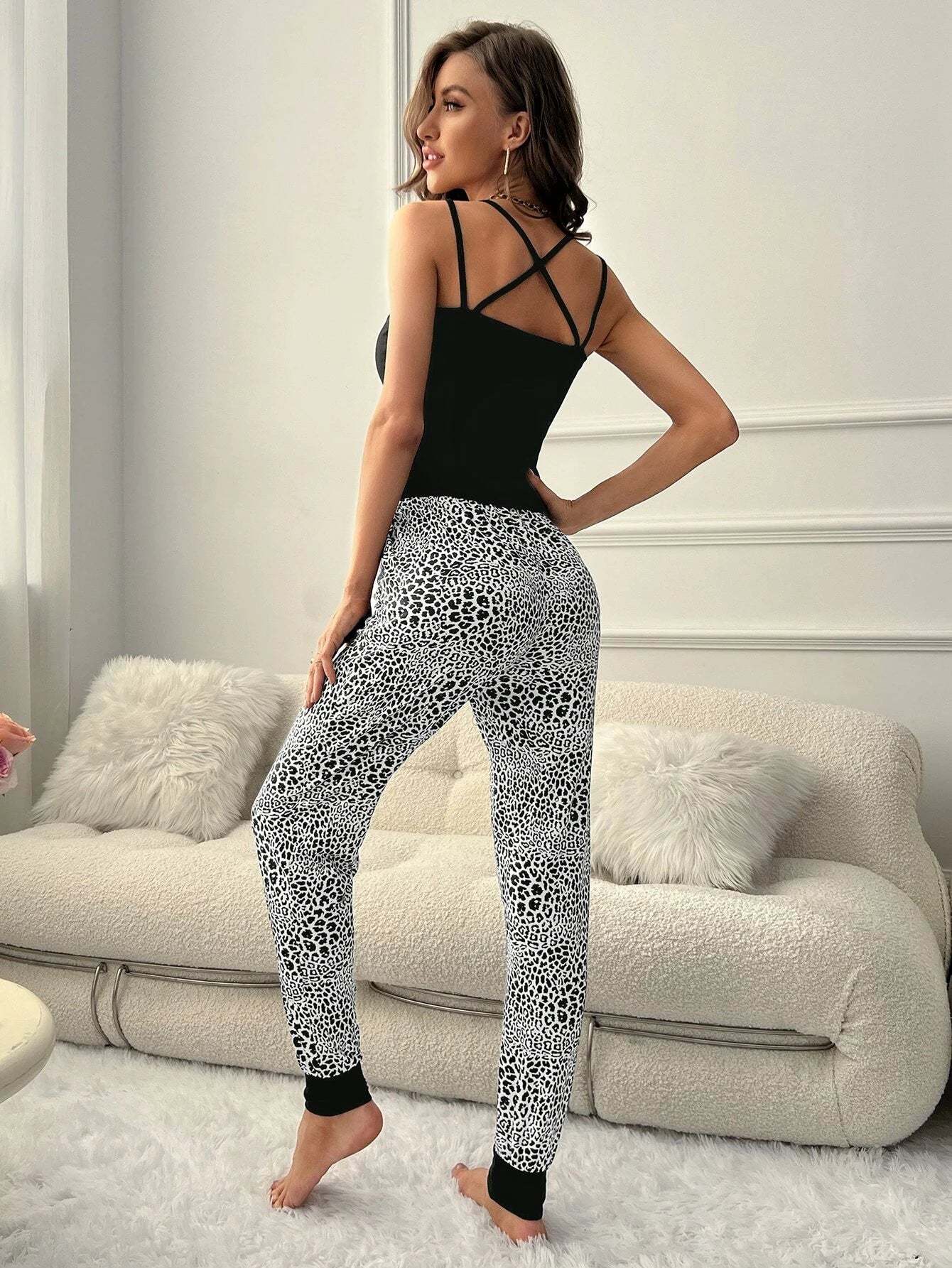 Knot Waist Lounge Set-Cozy Knit Sets