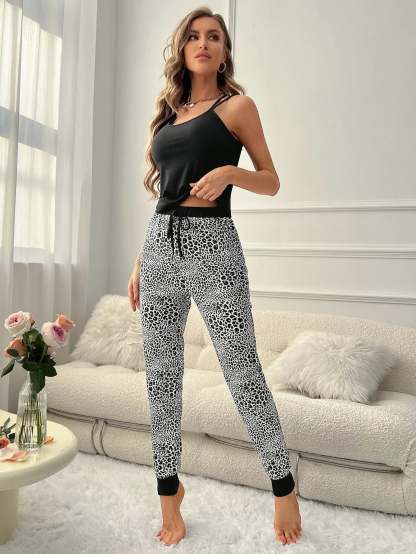 Knot Waist Lounge Set-Cozy Knit Sets
