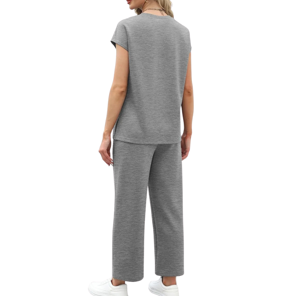 Womens Summer Spring Cap Sleeve Lounge Matching Sets