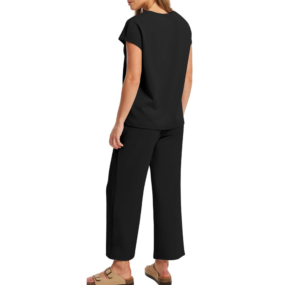 Two Piece Summer Vacation Lounge Matching Set Outfit