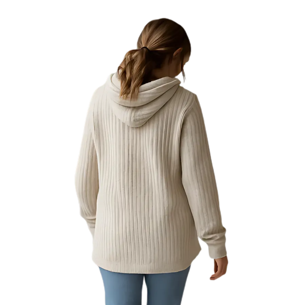 Hoodie With Long Sleeves And Kangaroo Pocket