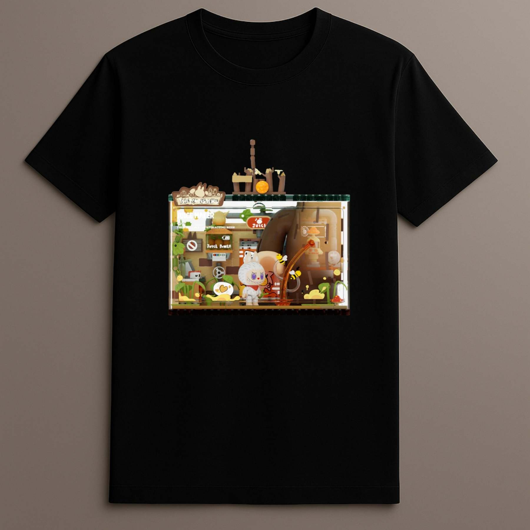 Virgo Bunny In Robe Graphic Labubu T Shirt