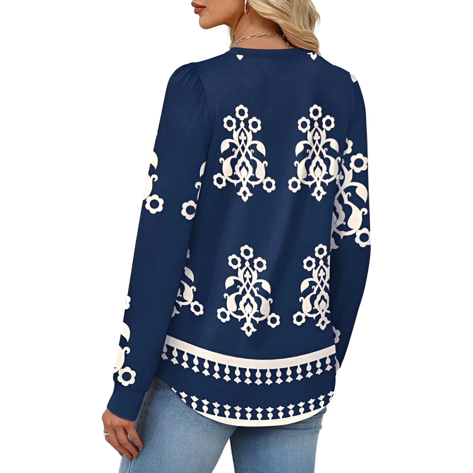 Long Sleeve Tunic Top For Fall SeasonLong Sleeve Tunic Top For Fall Season - Image 8